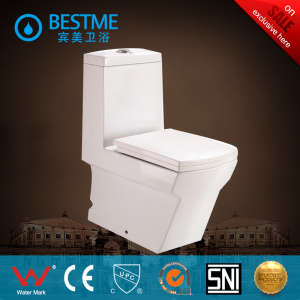 Big Size Washdown Toilet Suite with Pedestal and Bidet