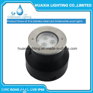 316stainless Steel Waterproof Underwater LED Pool Light (Round Base)